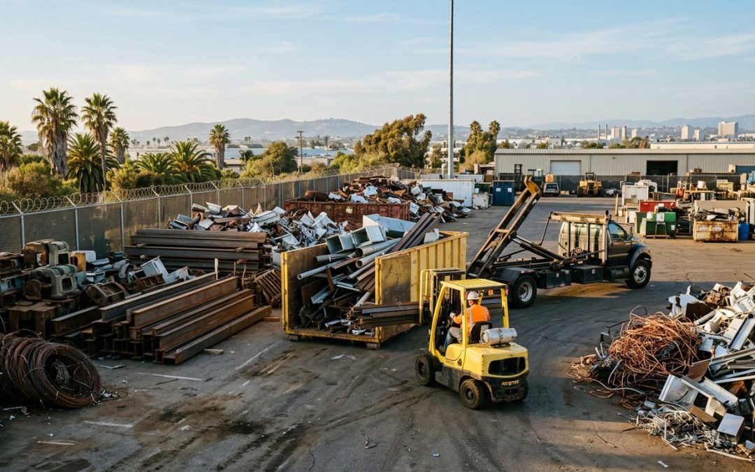 Roll-Off Containers vs. Scheduled Pickup: Which Scrap Metal Removal Fits Your San Diego County Job Site?